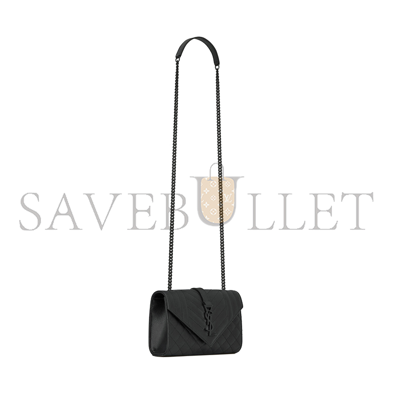 Y*L envelope small in quilted grain de poudre embossed leather 600195bow981000 (21*13*6cm)